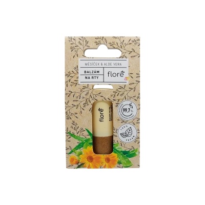 SOLVENT všechny privatky PKS Балсам за устни Floré с невен и алое вера