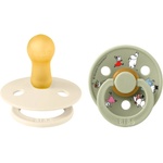 BIBS Залъгалки BIBS - Moomin, 2 броя, 6-18 м, Ivory/Sage (12031101) - baby