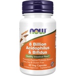NOW 8 Billion Acidophilus & Bifidus [60 капсули]