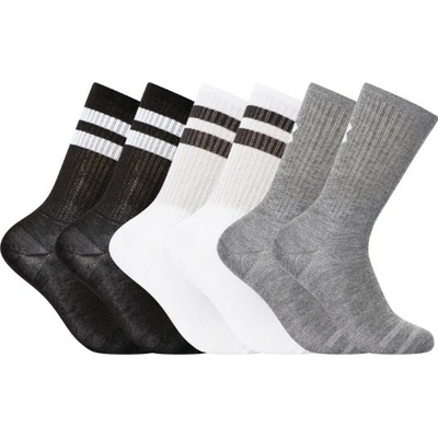 Under Armour ESSENTIAL CREW 6 PACK čierne 1387058-101
