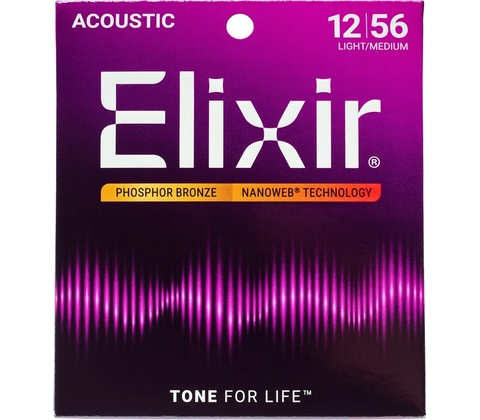 Elixir Nanoweb Phosphor Bronze Light-Medium
