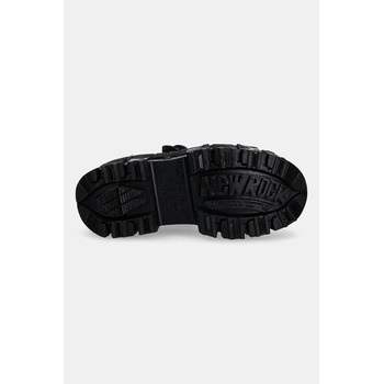 New Rock Кожени обувки New Rock Floater Plata, Tank Casco Negro Sin (M.106WALL.C16)