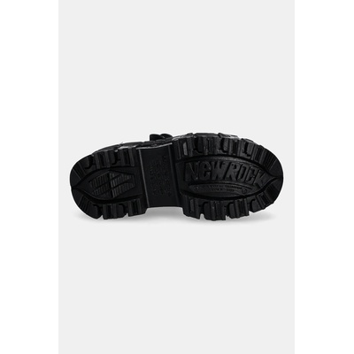 New Rock Кожени обувки New Rock Floater Plata, Tank Casco Negro Sin (M.106WALL.C16)