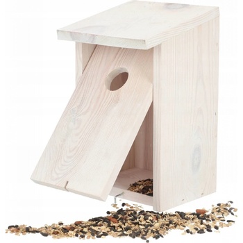 Flamingo Gavn Vtáčia búdka 12 x 12 x 24 cm hnedobiela