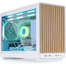 Lian Li A3 TG Wood Edition white