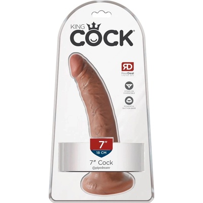 Pipedream King Cock 18 cm Svetlý Model s Prísavkou a Textúrou