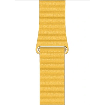 Apple Оригинална кожена каишка от естествена кожа за Apple Watch 42мм, 44мм, 45мм, 46мм, Ultra, Ultra 2 49мм - Apple Meyer Lemon Leather Loop Large (mxae2zm/a)