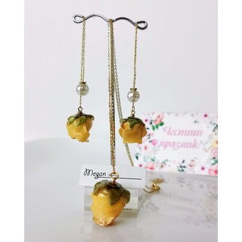 Meganflo Жълти пъпки от роза - комплект