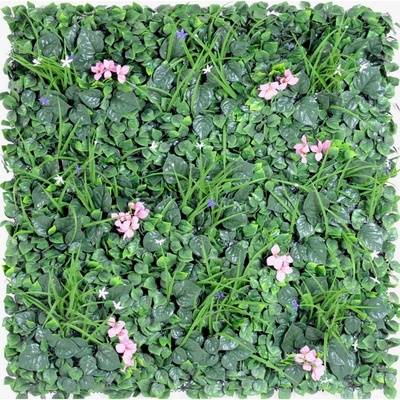 Luxusní umělá zelená stěna WALL PLATE B, 100x100cm