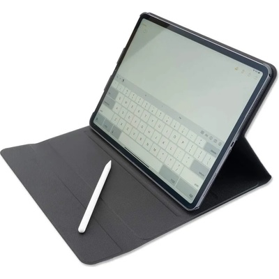 4smarts Flip Case DailyBiz - кожен калъф с магнитно захващане за iPad Pro 12.9 (2020) (черен)