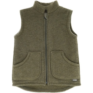 maximo Детски вълнен елек maximo Kid's Jersey Fleece Weste Casual vest - Khaki Melange - размер 134/140 (EU) (703-7990-0315)