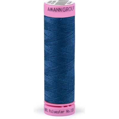 Polyesterové nitě návin 100 m Aspo Amann Varianta: 1304 Medieval Blue, Balení: 5 ks