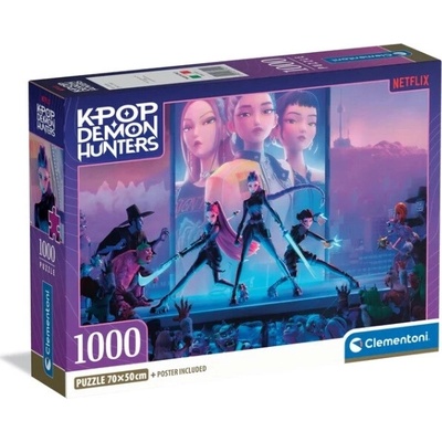 Clementoni KPOP Demon Hunters Copmact 1000 dielov