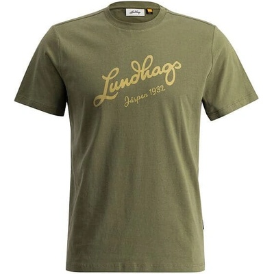 Lundhags Järpen Logo tričko pine green
