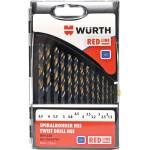 Würth Комплект свредла за метал Würth HSS RED LINE Ø1, 5-6, 5 мм, 13 броя