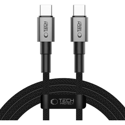 Tech-Protect UltraBoost DNA USB-C PD100W/5A кабел 200 см - сив