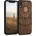 kwmobile Дървен калъф с дизайн индийско слънце за Apple iPhone XR - тъмнокафяв