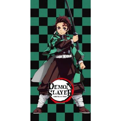 Halantex Plážová osuška Zabiják démonů Demon Slayer 70 x 140 cm