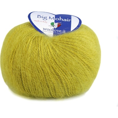 Pletací příze Big Mohair 25 g Varianta: 6 (462) zelená chartreuse, Balení: 1 ks 42299/80186/191854
