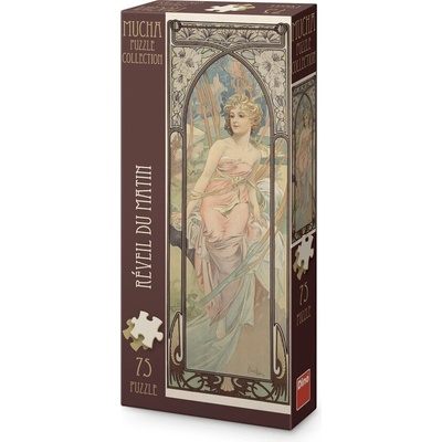 DINO Panoramatické Alfons Mucha Prebudenie rána 75 dielov