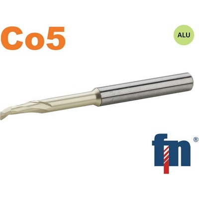 Fréza válcová čelní 8x30x100mm 1bř. HSSCo5 ZrN , 1 zub přes střed , typ W 101405.080100 ZrN