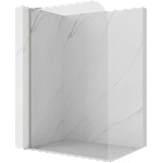 Mexen Kioto-P L Шкаф за душ Walk-in 120 x 200 см, прозрачен 8 мм, четкан никел (800-120-103-97-00-P)