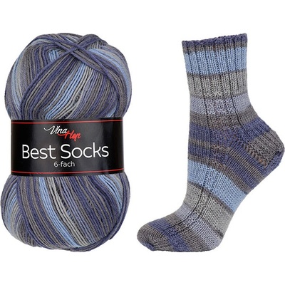 Vlna Hep Příze Best Socks 6-fach, 7366