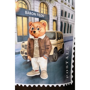 Baron Filou суичър с качулка с памук (000016952)