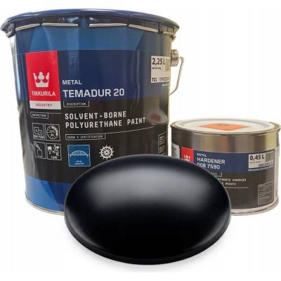 Tikkurila Temadur 20 3 l černá polomatná