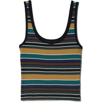 Brixton Дамски топ Brixton Women's Ringer Organic A-Tank Top - Multi Retro Stripe (916-5603-0114)