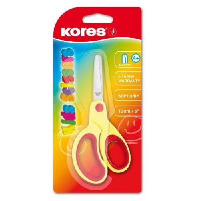 KORES Dětské nůžky, soft úchop 130 mm, 5"