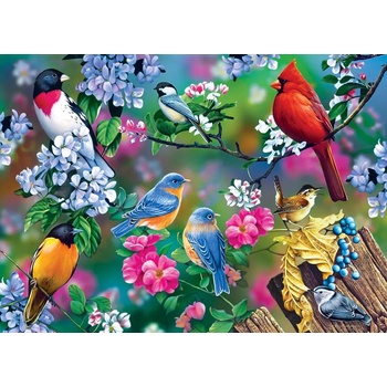 Masterpieces - Puzzle Songbird Collage - 1 000 piese
