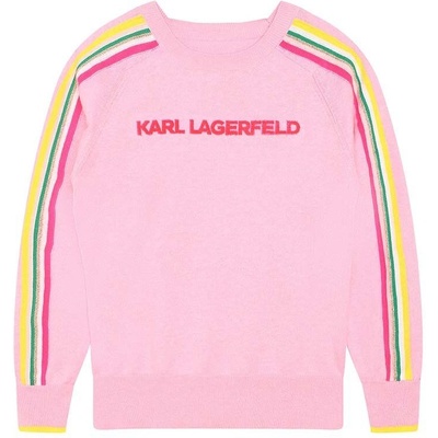 KARL LAGERFELD Детски пуловер Karl Lagerfeld в розово (Z15454.114.150)