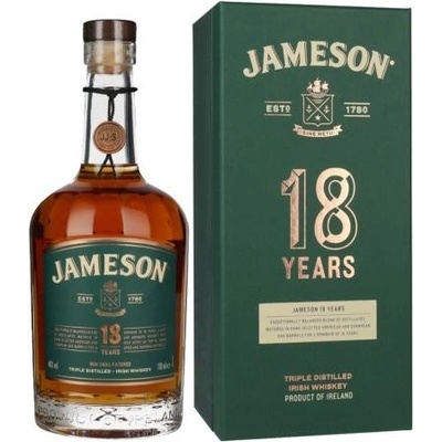 Jameson Triple Distilled 18y 40% 0,7 l (kazeta)