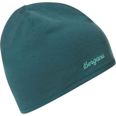 Bergans merino TECH beanie Funkční tmavě zelená