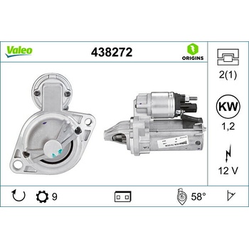Štartér VALEO 438272