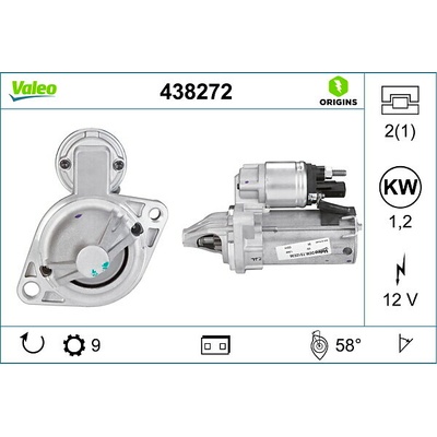 Štartér VALEO 438272