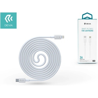 Devia EC146 PD USB-C - Lightning 20W 3A, 1m, bílý