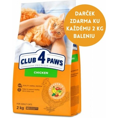 CLUB 4 PAWS Premium Kura pre dospelé mačky 2 kg