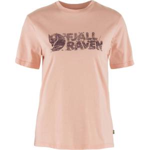 Fjällräven Дамска тениска Fjällräven Women's Lush Logo T-Shirt - Chalk Rose (916-1947-0115)