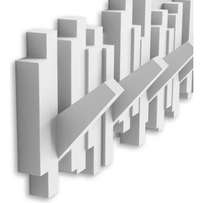 Umbra hk ltd (Канада) Закачалка за стена с 5 бр. куки umbra sticks - цвят бял (umbra 318211-660)