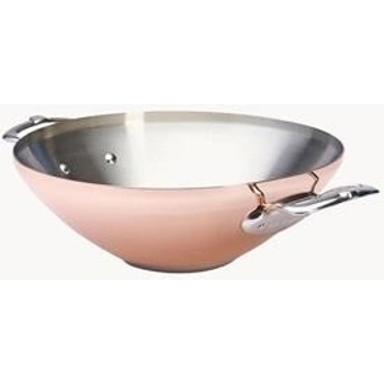 de Buyer Měděný Wok na indukci 32 cm