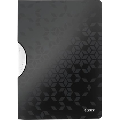 Leitz Wow ColorClip PP A4 Rýchloviazač s klipom čierna