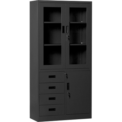 Метален шкаф cr-1278 e sand - черен