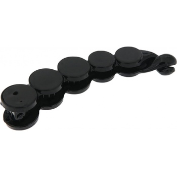 Biju Spona do vlasů - dlouhý skřipec 3610-23, lesklé černé barvy 8000875