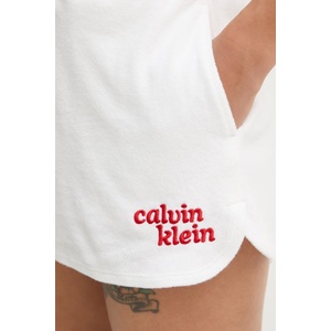 Calvin Klein Jeans къс панталон тип анцуг дамски с памук (LV047G223G)