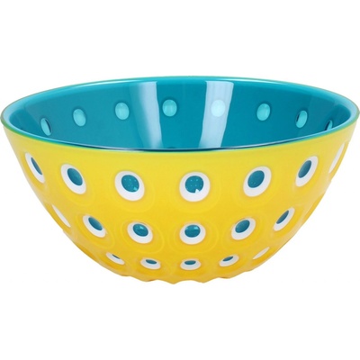 guzzini Le Murrine miska žlutá bílá námořnická modrá 20 cm