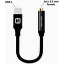 SWISSTEN Adapter Textile USB-C/Jack (samice) 0,15m