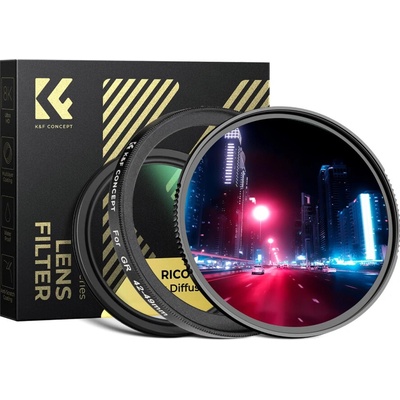 K&F CONCEPT Ricoh lens filter adapter ring 42-49mm, equipped with X series UV, X series black soft 1 K&F Concept