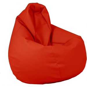 Pufrelax Калъф за пуф круша, 220л. , Nirvana Hobbit - Teteron Red, (Не съдържа пълнеж), за открито